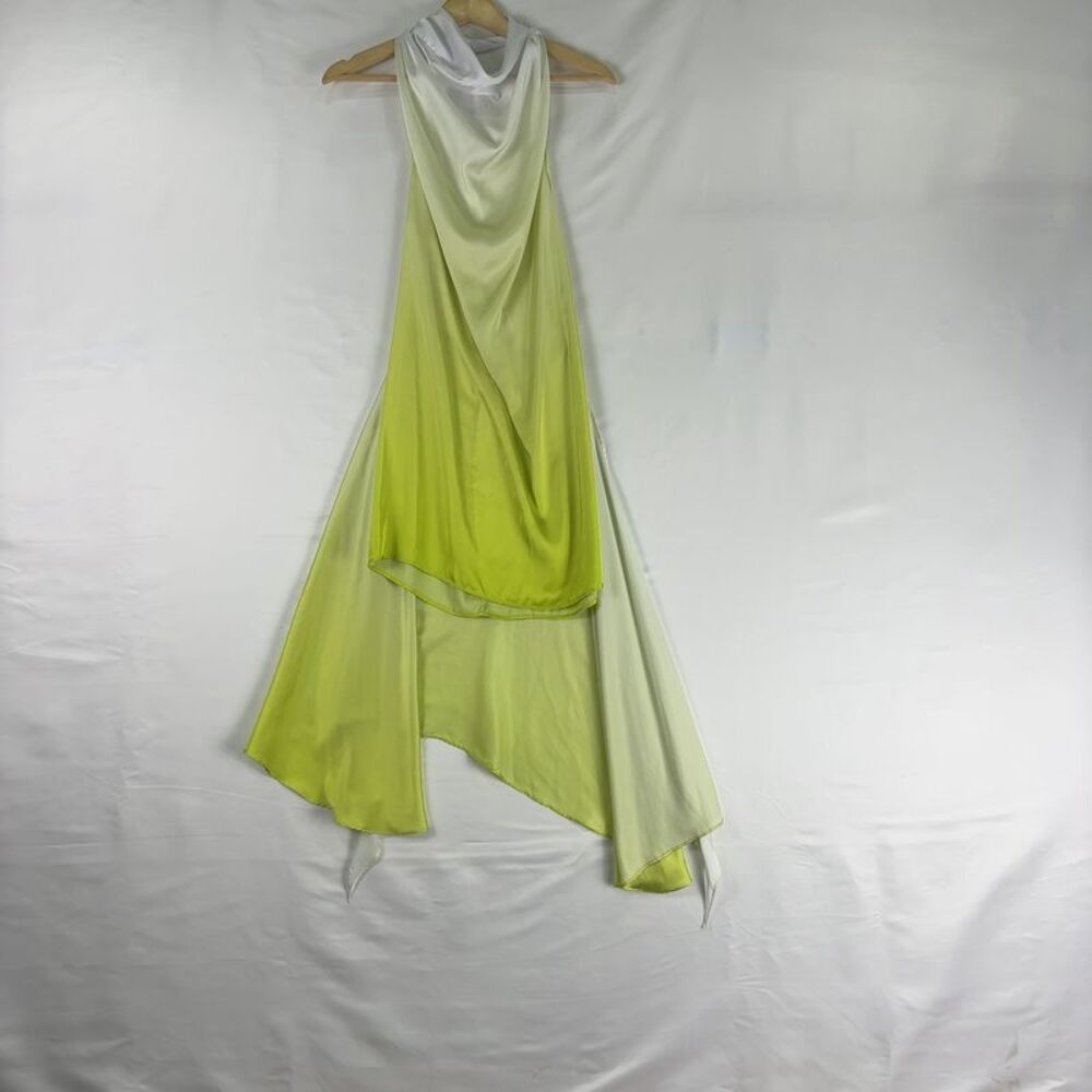 Baobab Collection Ombre TwistfrontSatin Mini Dress